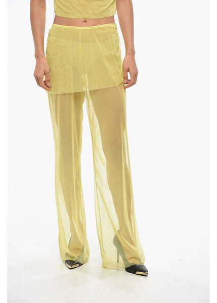 Pantaloni casual EXILIA Mesh Balos Pants With Waist Band Yellow Femei (BM 19349606) 1