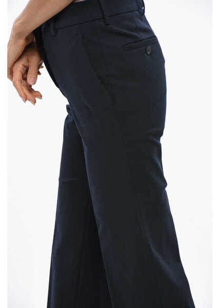 Pantaloni casual Incotex Stretch Cotton Chinos Pants Blue Femei (BM 19349612) 2