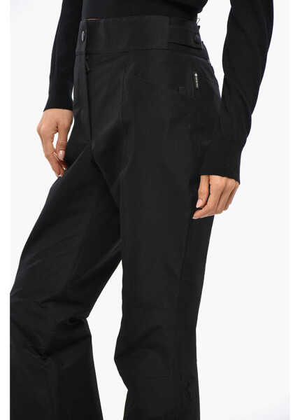 Pantaloni casual Moncler Padded Ski Pants With Ton On Ton Details Black Femei (BM 19349618) 2
