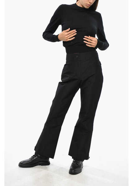 Pantaloni casual Moncler Padded Ski Pants With Ton On Ton Details Black Femei (BM 19349618) 3