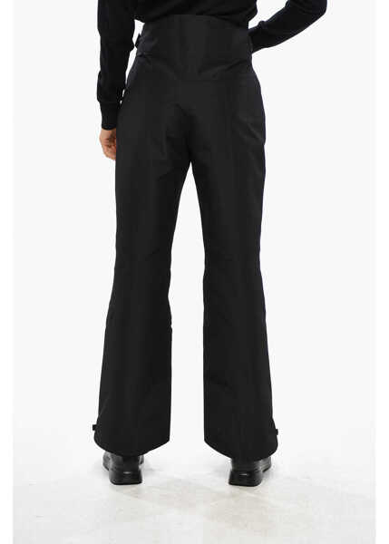 Pantaloni casual Moncler Padded Ski Pants With Ton On Ton Details Black Femei (BM 19349618) 4