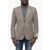 CORNELIANI Cc Collection Houndstooth Patterned Wool Blazer With Peak La Multicolor