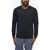 CORNELIANI Crew Neck Virgin Wool Sweater Blue