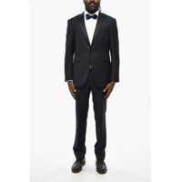 Costume Virgin Wool Cerim.academy Side Vents Peak Lapel Plain Hems 2 Barbati