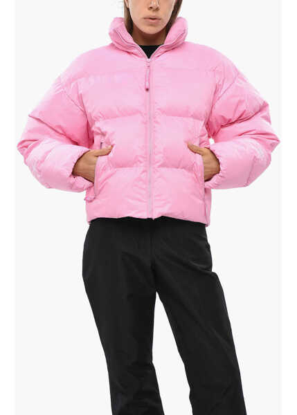 Geci de iarna Balenciaga Skiwear Ski Down Jacket With Front Zip Pink Femei (BM 19349660) 1
