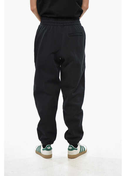 Pantaloni de trening Alexander Wang Solid Color Cotton Joggers Black Femei (BM 19349666) 3
