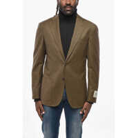 Sacouri Cc Collection Virgin Wool Unlined Blazer With Patch Pockets Barbati