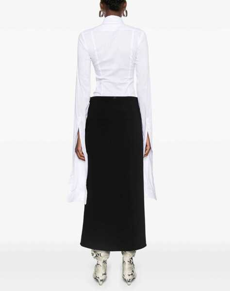 Camasi casual COPERNI Cotton Poplin Body With Extra Long Sleeves White Femei (BM 19349693) 4