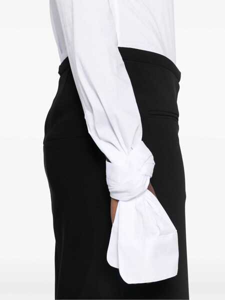 Camasi casual COPERNI Cotton Poplin Body With Extra Long Sleeves White Femei (BM 19349693) 5