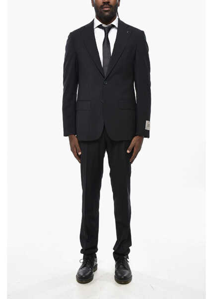 Costume CORNELIANI Cc Collection Stretch Virgin Wool Slim Fit Suit Blue Barbati (BM 19349900) 1