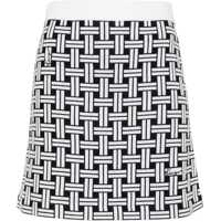 Fuste scurte Jacquard Knitted Weave Miniskirt Femei
