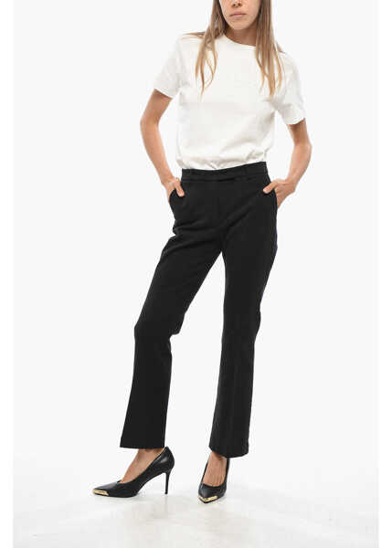 Pantaloni casual QL2 Stretch Cotton Nellie Chinos Pants Black Femei (BM 19349915) 4