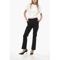 Pantaloni QL2 Dama - Pantaloni casual QL2 Stretch Cotton Nellie Chinos Pants Black Femei (BM 19349915) - B-mall.ro