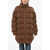 Max Mara Sfilata Cable Knit Ovatta Padded Coat Brown