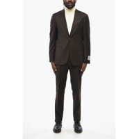 Costume Cc Collection Single-Breasted Slim Fit Wool Blend Suit Barbati