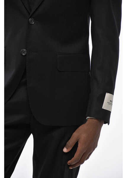 Costume CORNELIANI Cc Collection Virgin Wool Suit With Notch Lapel Black Barbati (BM 19350005) 3