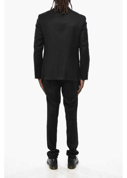 Costume CORNELIANI Cc Collection Virgin Wool Suit With Notch Lapel Black Barbati (BM 19350005) 4