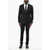 CORNELIANI Cc Collection Virgin Wool Suit With Notch Lapel Black