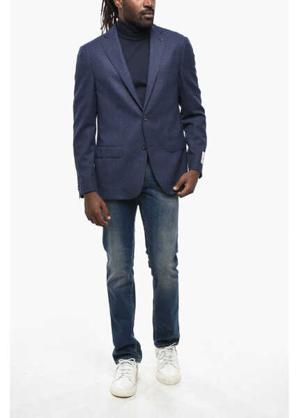 Sacouri CORNELIANI Cc Collection Virgin Wool Blazer With Notch Lapel Blue Barbati (BM 19350020) 3