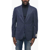 Sacouri Cc Collection Virgin Wool Blazer With Notch Lapel Barbati