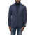 CORNELIANI Cc Collection Virgin Wool Blazer With Notch Lapel Blue