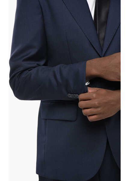 Costume CORNELIANI Cc Collection Virgin Wool Suit With Side Splits Blue Barbati (BM 19350026) 3