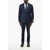 CORNELIANI Cc Collection Virgin Wool Suit With Side Splits Blue