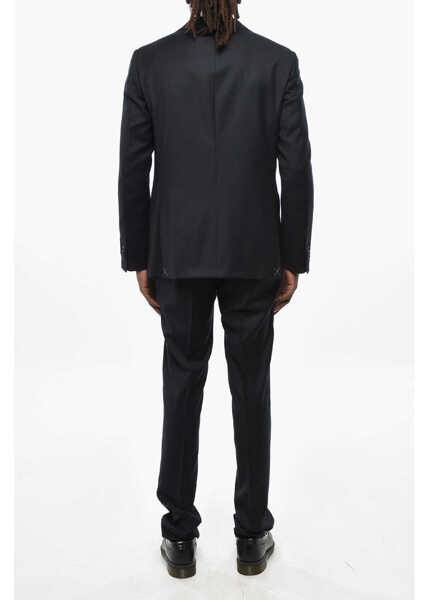Costume CORNELIANI Cc Collection Suit In Wool Blend With Slim Fit Design Blue Barbati (BM 19350035) 4