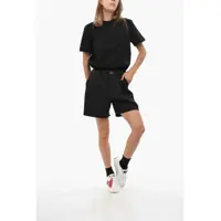 Pantaloni scurti COPERNI Dama - Pantaloni scurti COPERNI Solid Color Shorts With Drawstring Waist Black Femei (BM 19350095) - B-mall.ro