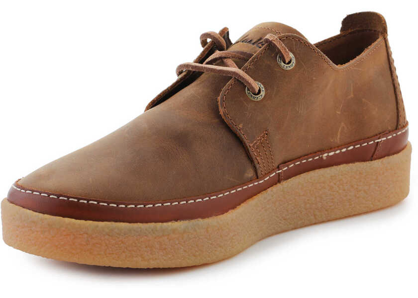Sneakers Clarks Clarkwood Low Beeswax Leather Brown Barbati (BM 19350191) 3