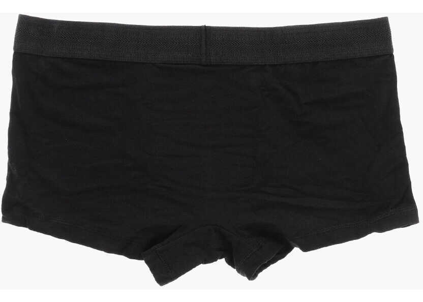 Lenjerie intima Diesel Stretch Cotton Damien Boxers Black Barbati (BM 19350218) 3