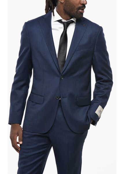 Costume CORNELIANI Cc Collection Birds Eye Virgin Wool Suit Blue Barbati (BM 19350236) 2