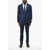 CORNELIANI Cc Collection Bird's Eye Virgin Wool Suit Blue