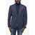 CORNELIANI Cc Collection Virgin Wool Blazer With Patch Pockets Blue