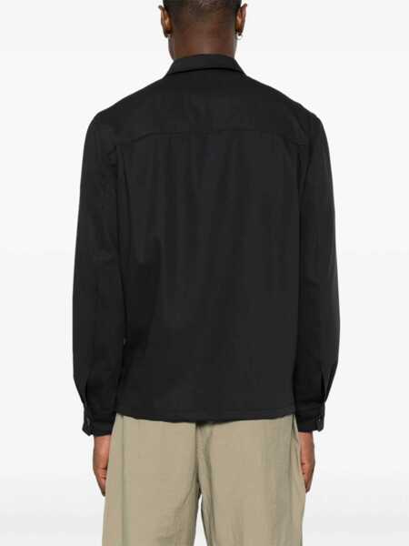 Camasi casual LEMAIRE Cotton Saharan Shirt With Hidden Buttoning Black Femei (BM 19350257) 4
