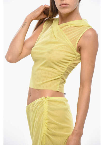 Bluze EXILIA Mesh Norte Tank Top Yellow Femei (BM 19350272) 2