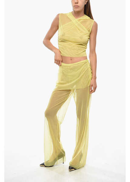 Bluze EXILIA Mesh Norte Tank Top Yellow Femei (BM 19350272) 4