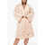 QUIRA Cotton Trench Coat With Belt Pink