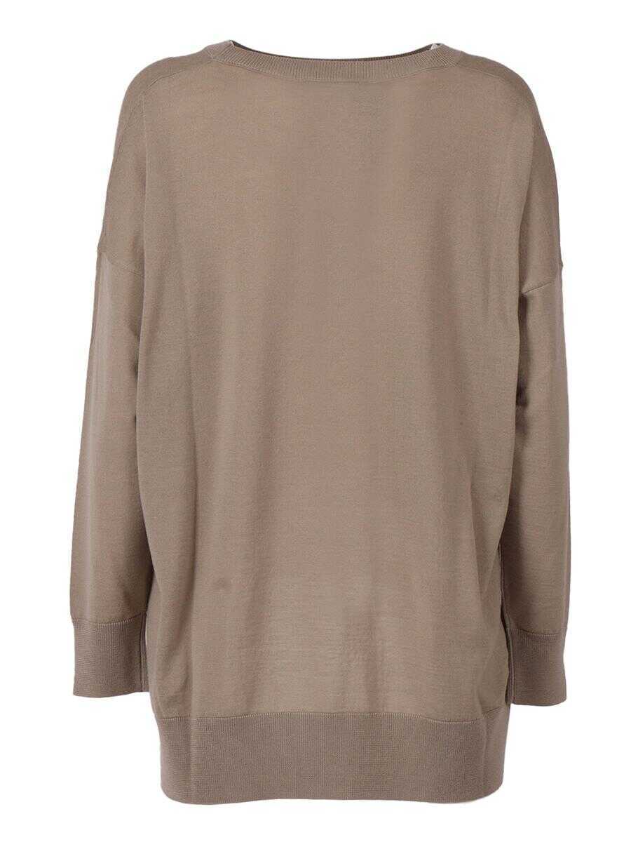 Pulovere Phi Fdl Phi Fdl Girocoll GRAY Femei (BM 19350312) 2