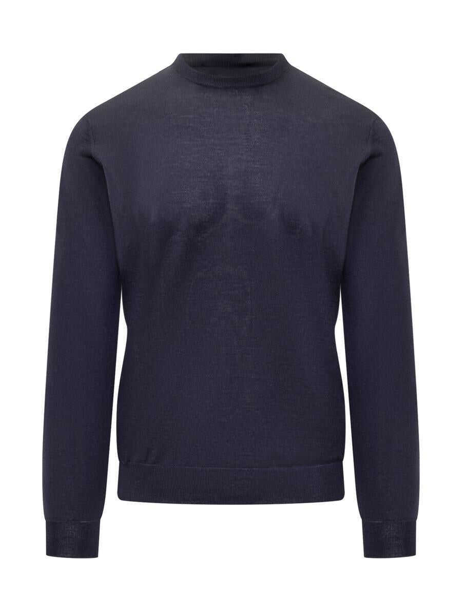 Pulovere FILIPPO DE LAURENTIIS Filippo De Laurentiis Filippo De Laurentiis Blue Necklace BLUE Barbati (BM 19350360) 1