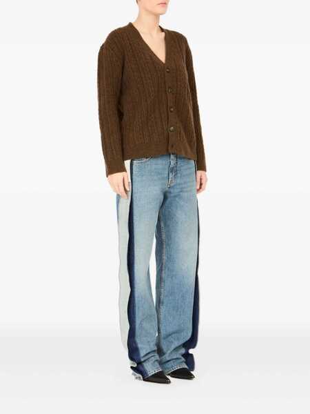 Pulovere MM6 Maison Margiela MM6 Maison Margiela Knitwear BROWN Femei (BM 19350366) 3