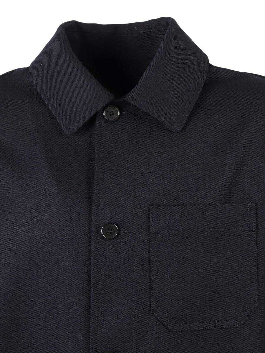 Camasi SLOWEAR ZANONE Slowear Zanone Blusa BLUE Barbati (BM 19350462) 3