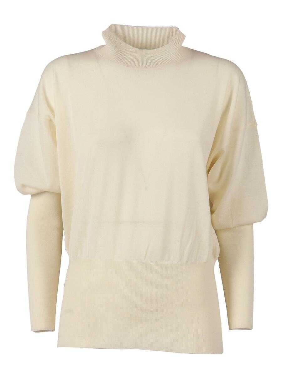 Pulovere Phi Fdl Phi Fdl Girocoll WHITE Femei (BM 19350564) 1