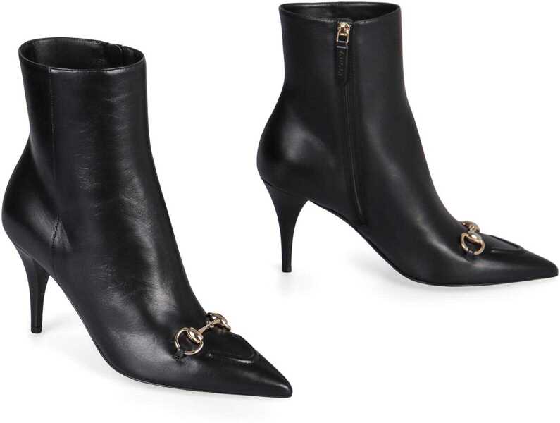 Bocanci Gucci Gucci Ankle Boots In Leather Black Femei (BM 19350633) 3