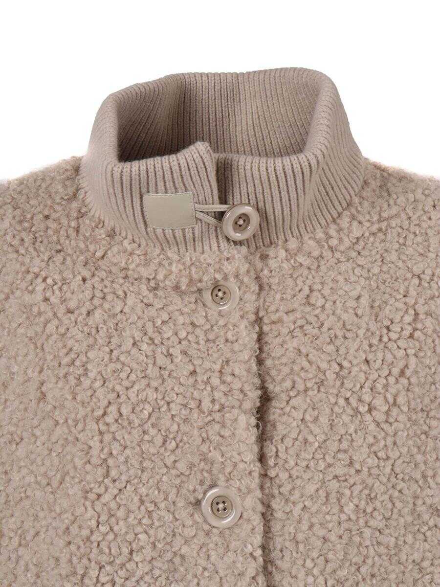 Paltoane Diego M Diego M Coat Beige Femei (BM 19350723) 4