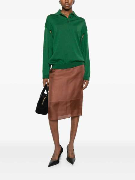 Pulovere Bite Studios Bite Studios Knitwear GREEN Femei (BM 19350777) 2