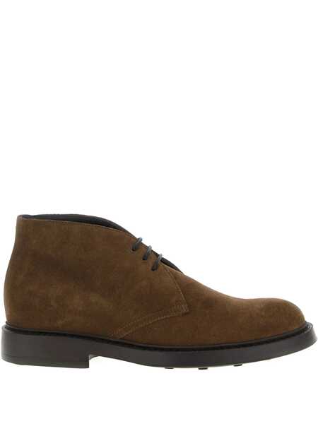 Bocanci Doucals Doucals Desert Boot In Suede BROWN Barbati (BM 19350780) 1