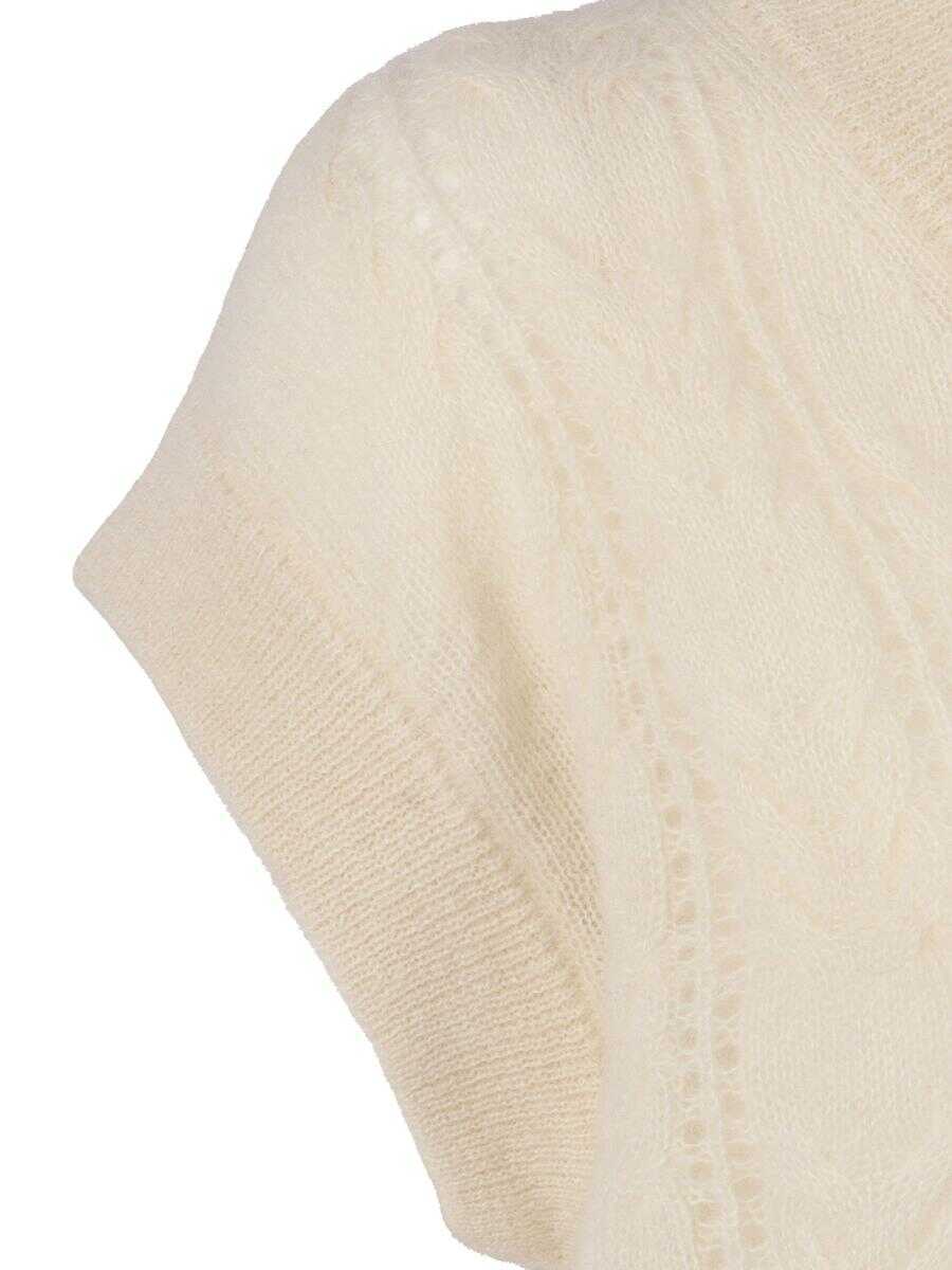 Pulovere Phi Fdl Phi Fdl School V WHITE Femei (BM 19350798) 3