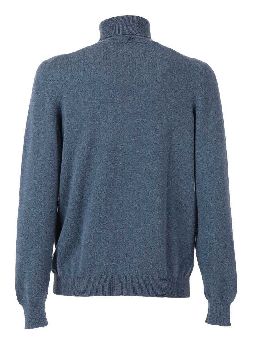 Pulovere Fedeli Fedeli High Neck BLUE Barbati (BM 19350843) 2