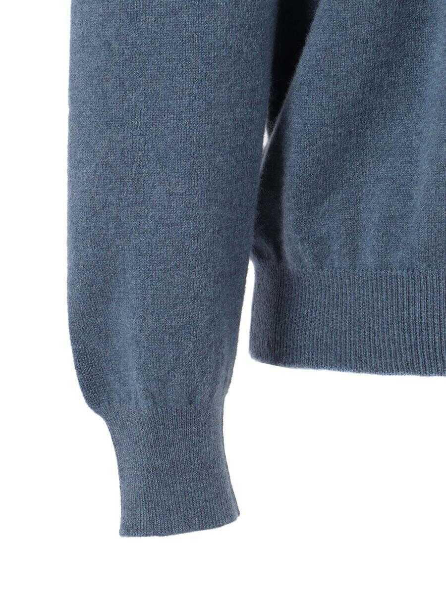 Pulovere Fedeli Fedeli High Neck BLUE Barbati (BM 19350843) 3